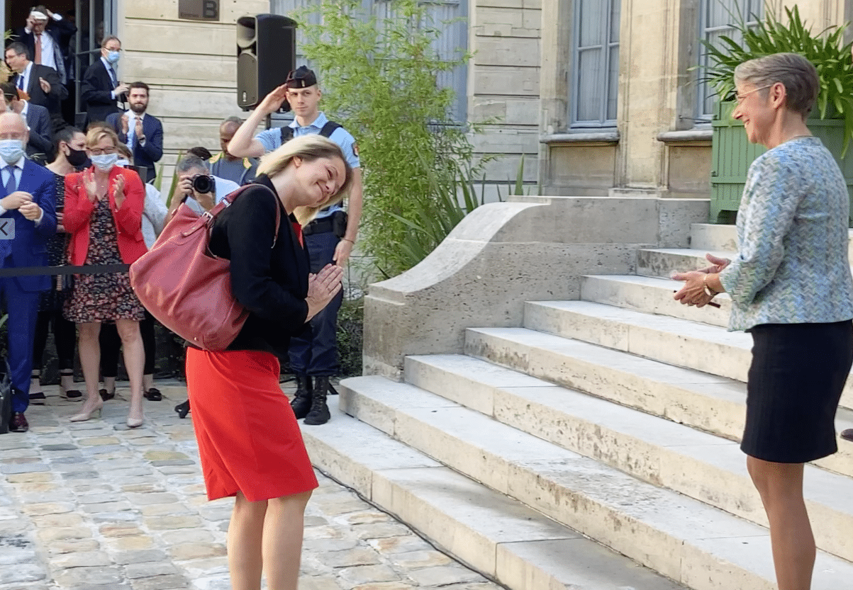 Barbara Pompili et Elisabeth Borne