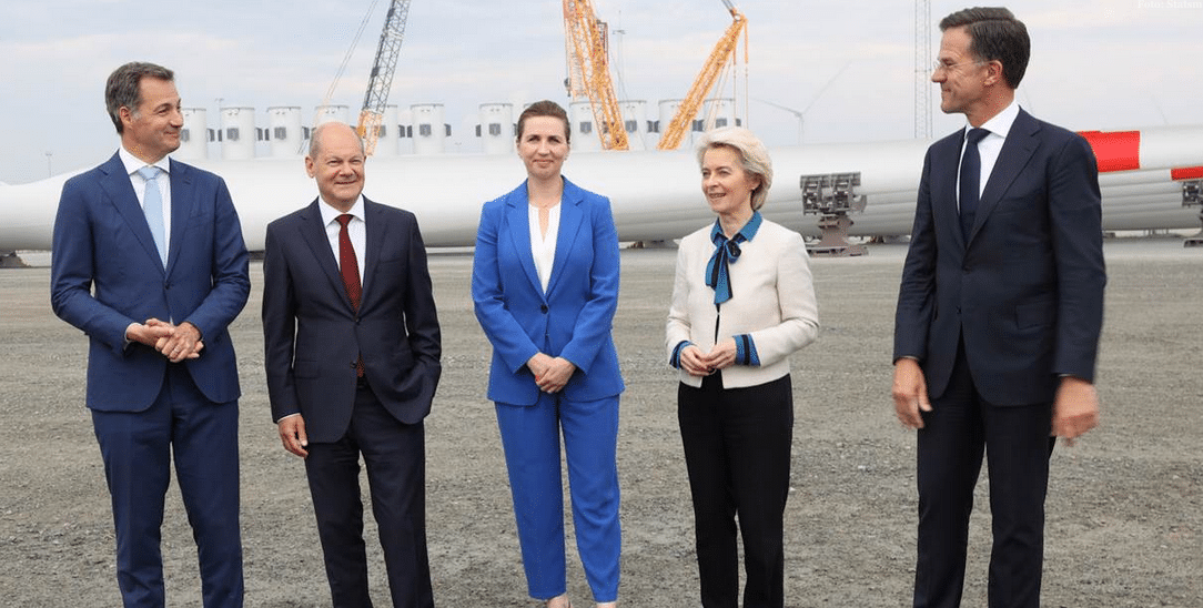 De Croo, Scholz, Frederiksen, von der Lyeyen, Rutte