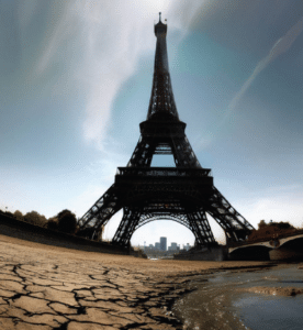Tour Eiffel et sécheresse