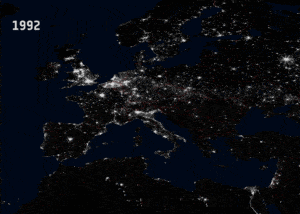 L'Europe la nuit