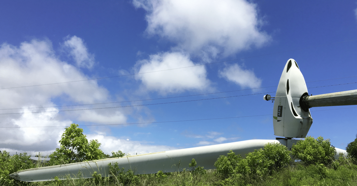 Eolienne à terre