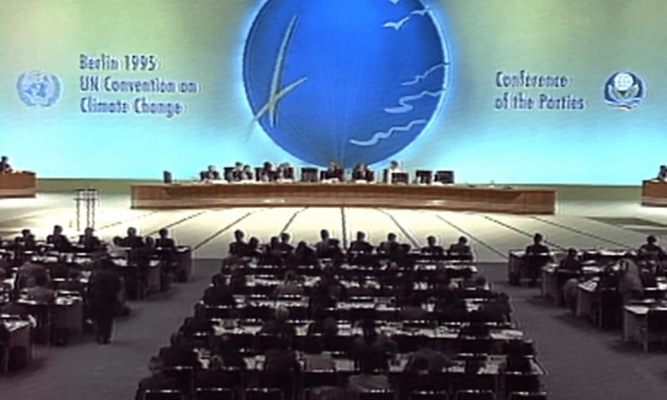 COP 1 à Berlin en mars 1995.