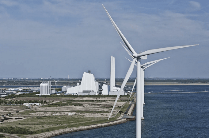 La centrale thermique d'Advedøre.