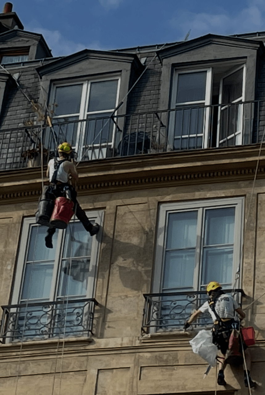 Alpinistes de façade